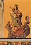 Płaskorzeźba Matki Bożej na fasadzie kamienicy ormiańskiej