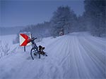 Zimowa turystyka rowerowa