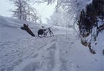 Droga do kapliczki św. Romana nad źródłem, koło Feliskówki