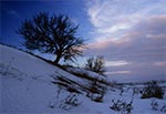 Zimowy zmierzch - rezerwat Kąty
