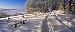 Jesteśmy na Bukowej Górze od strony Soch. Zdjęcie z minionej zimy, z pamiętnego dnia kiedy to od świtu do zmierzchu utrzymywał się na drzewach śnieg