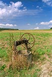 Studnia we wsi Przewłoka na wschód od Tomaszowa Lubelskiego