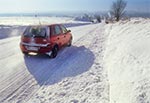 Minus 28 stopni Celsjusza o poranku na zjeździe do Suśca. To dawne dzieje, kiedy nie było tu jeszcze baszty widokowej